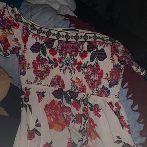 Flowy, off-shoulder, floral wrap-style dress (Brand: Jealous Tomato)